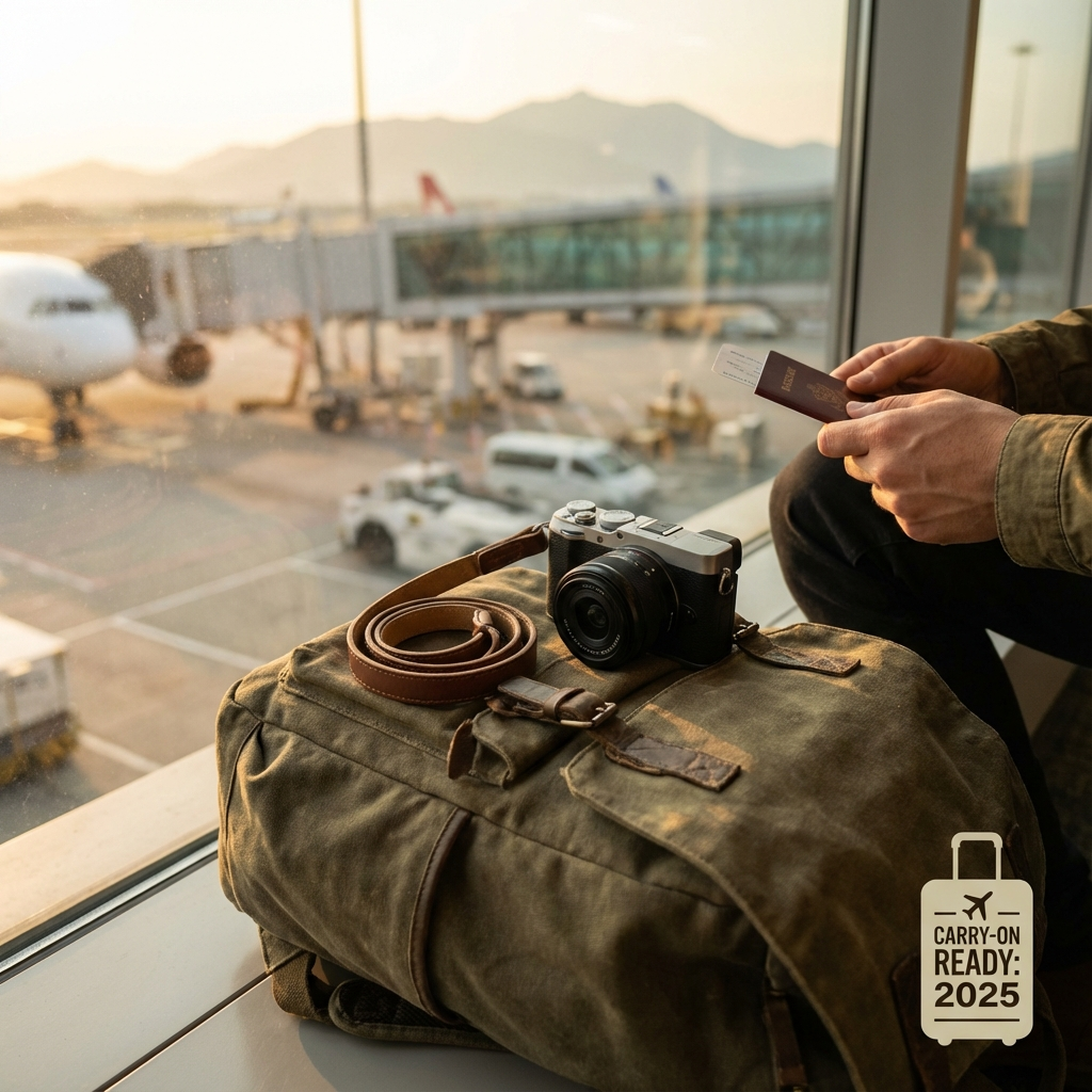 Carry-On Ready: The 2025 Minimalist Travel Photog  Camstrap  CAMSTRAP