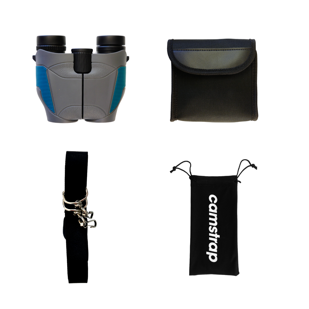 Camstrap Nature Explorer – Hochwertiges Freisprech-Fernglas mit Tragegurt für Kinder