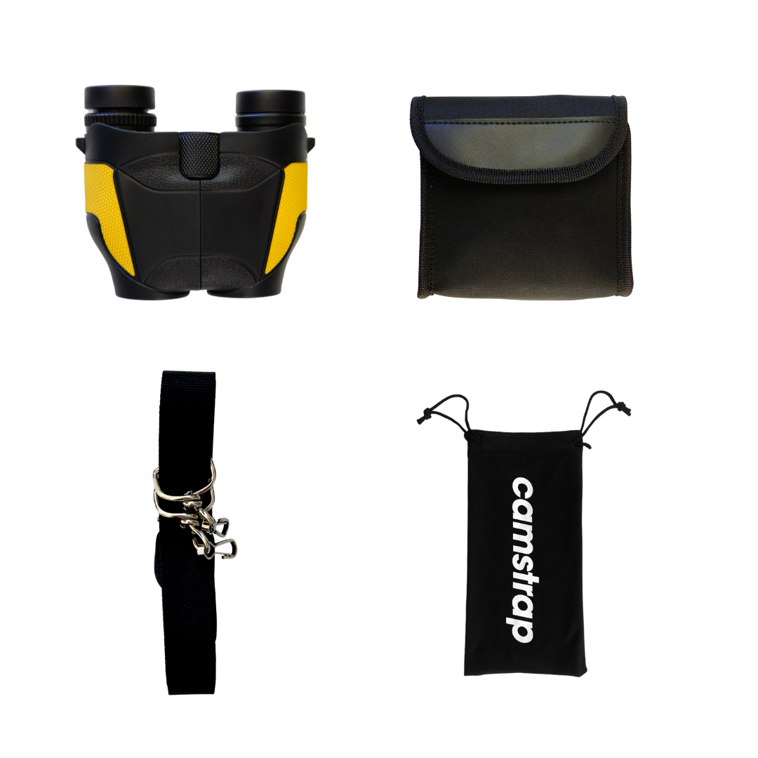 Camstrap Nature Explorer – Hochwertiges Freisprech-Fernglas mit Tragegurt für Kinder