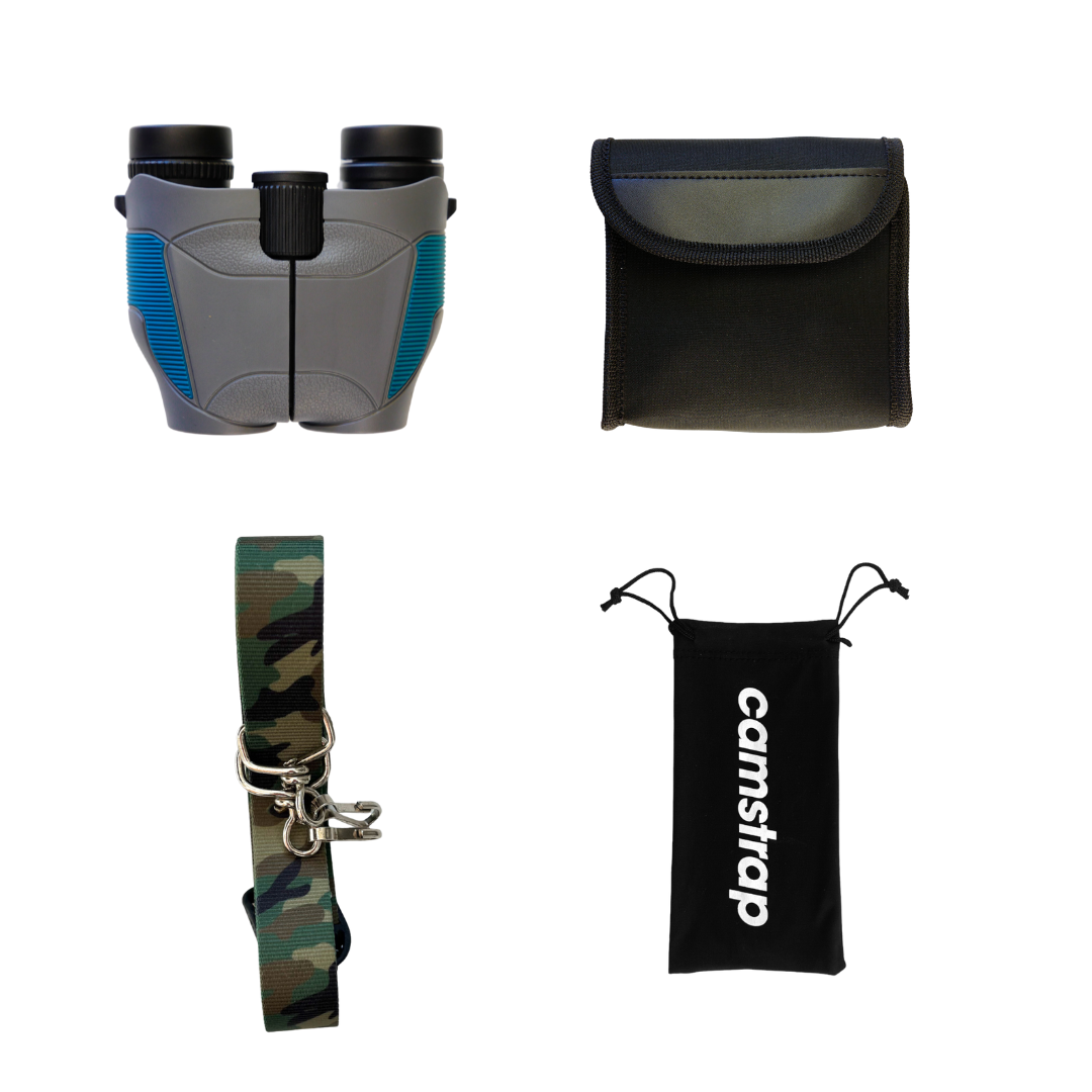 Camstrap Nature Explorer – Hochwertiges Freisprech-Fernglas mit Tragegurt für Kinder