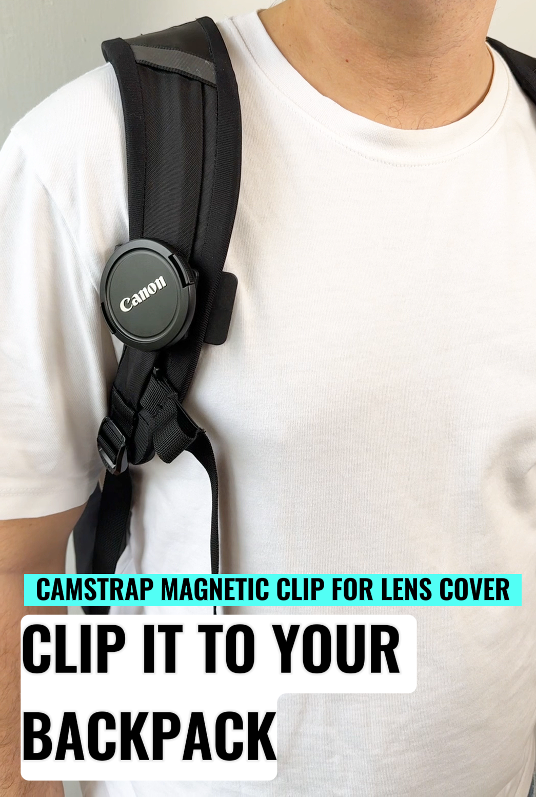 Clip Magnétique Camstrap pour Cache-Objectif