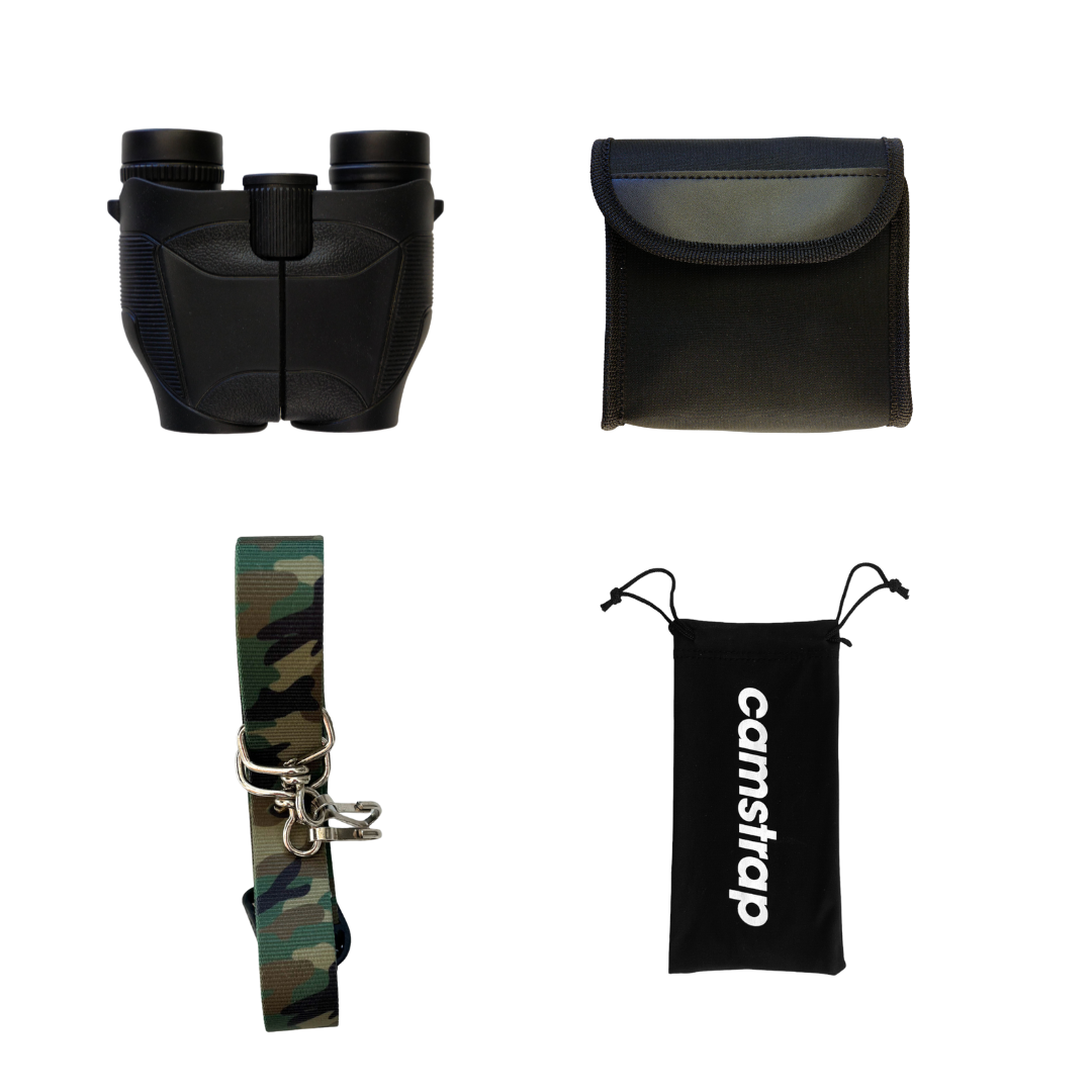 Camstrap Nature Explorer – Hochwertiges Freisprech-Fernglas mit Tragegurt für Kinder