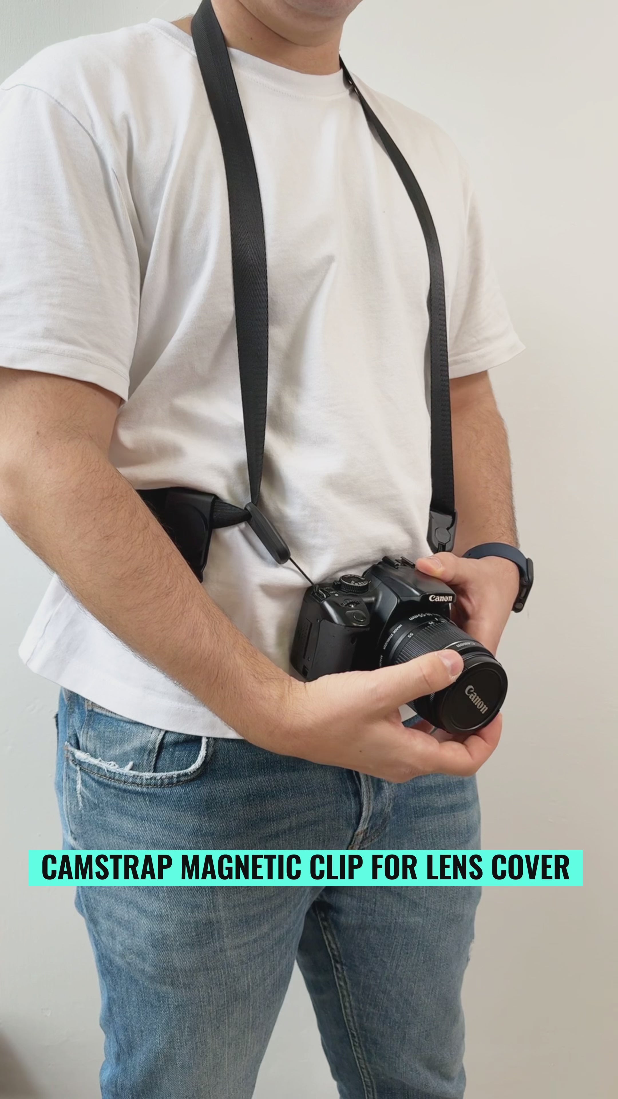 Clip Magnétique Camstrap pour Cache-Objectif