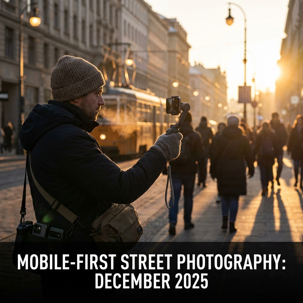 Mobile-First Street Photography in December 2025: How to Stabilize, Carry, and Shoot Comfortably All Day