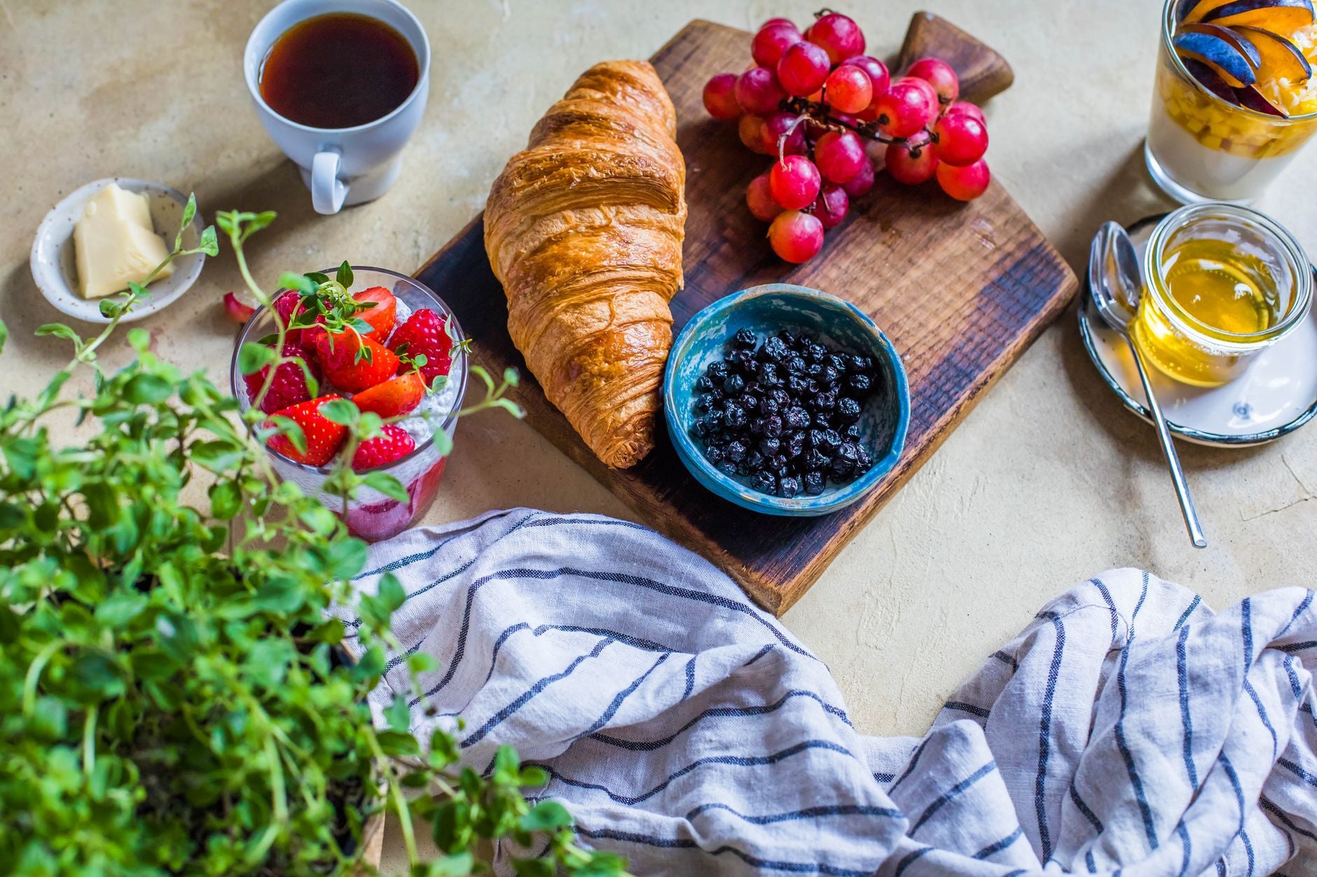 How to style a cafe flat lay with natural window light — featured
