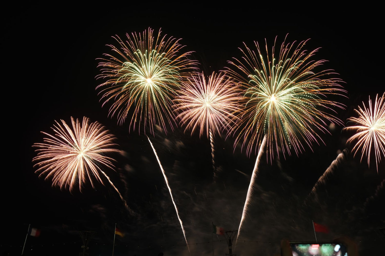 Photograph Summer Festival Nights: Fireworks, Stages, and Movement — featured