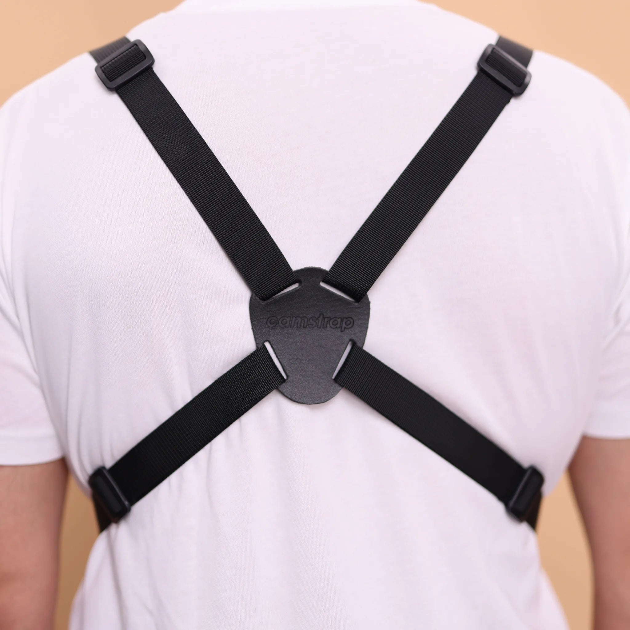 Camstrap Trek X-back yoke with embossed camstrap plate
