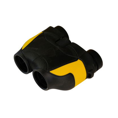 Żółta lornetka bez użycia rąk — wysokiej jakości, ultralekka i kompaktowa dla dorosłych i dzieci z paskiem do noszenia rąk 