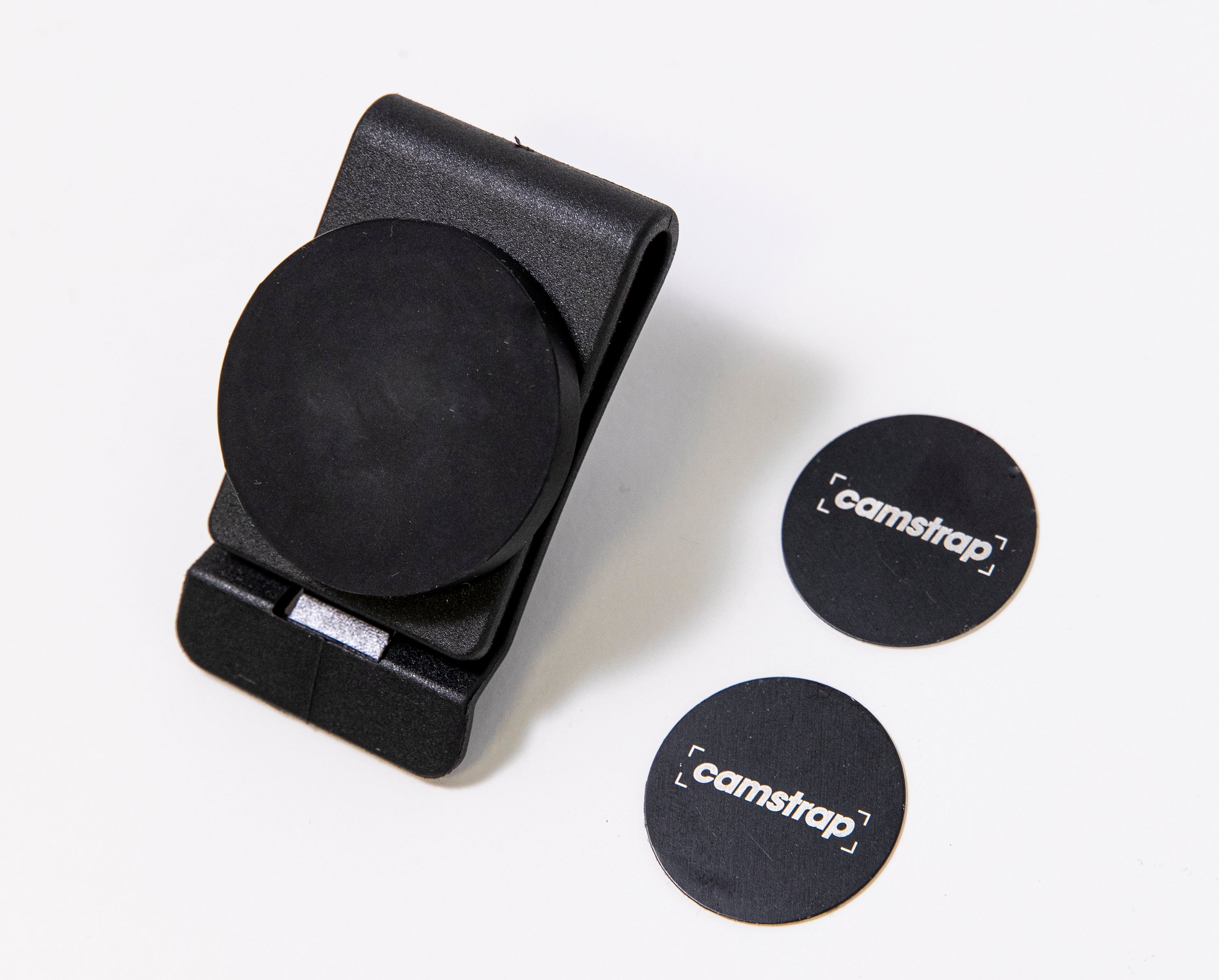 Pack de 8 aimants de rechange Camstrap : quatre ronds et quatre carrés, compatibles avec le Magclip.
