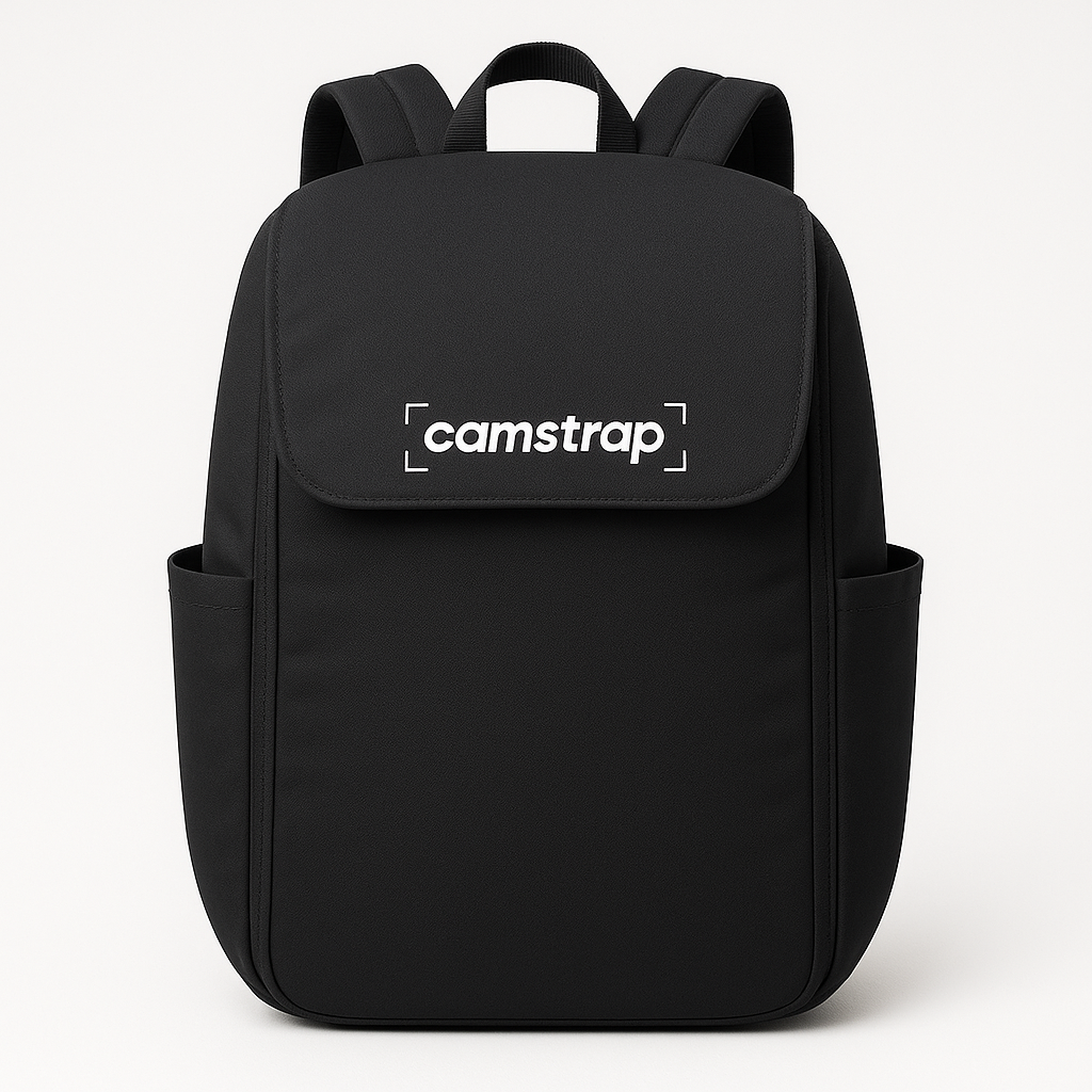 Camstrap Nomad – Freihändiger Fotorucksack für Kameras und Ferngläser + Camstrap Voyager