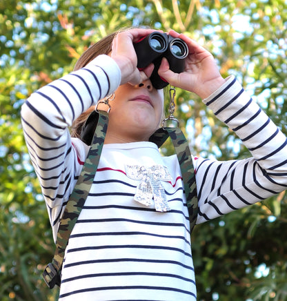 Camstrap Nature Explorer - High Quality Hands-Free Binoculars with Strap for Children