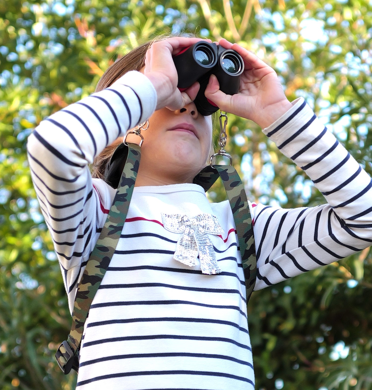 Camstrap Nature Explorer - Prismáticos manos libres con correa de alta calidad para niños