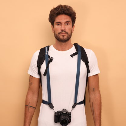 Camstrap Nomad – カメラ、双眼鏡、ドローン用ハンズフリーフォトグラフィーバックパック + Camstrap Voyager
