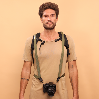 Camstrap Nomad – カメラ、双眼鏡、ドローン用ハンズフリーフォトグラフィーバックパック + Camstrap Voyager