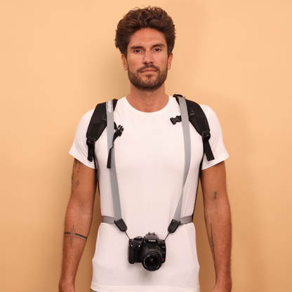 Camstrap Nomad – カメラ、双眼鏡、ドローン用ハンズフリーフォトグラフィーバックパック + Camstrap Voyager