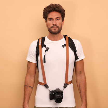 Camstrap Nomad – カメラ、双眼鏡、ドローン用ハンズフリーフォトグラフィーバックパック + Camstrap Voyager