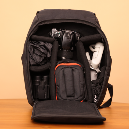 Camstrap Nomad – カメラ、双眼鏡、ドローン用ハンズフリーフォトグラフィーバックパック + Camstrap Voyager
