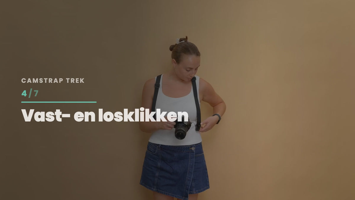 Video laden: Camstrap Trek user guide: attach and detach