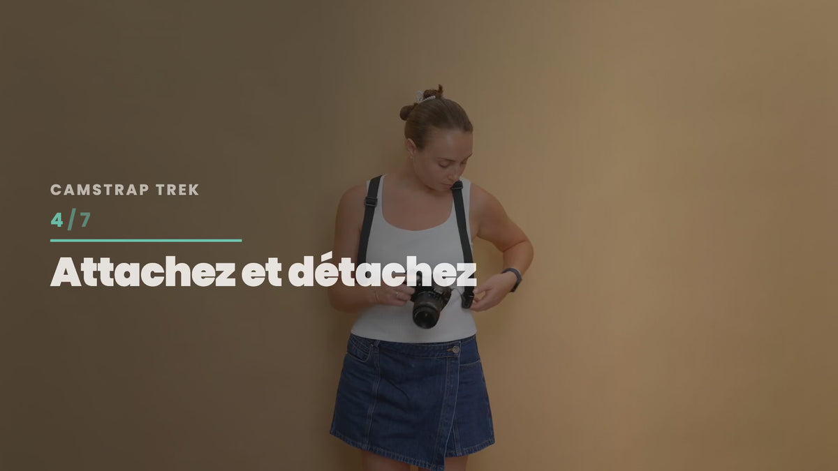 Charger la vidéo: Camstrap Trek user guide: attach and detach