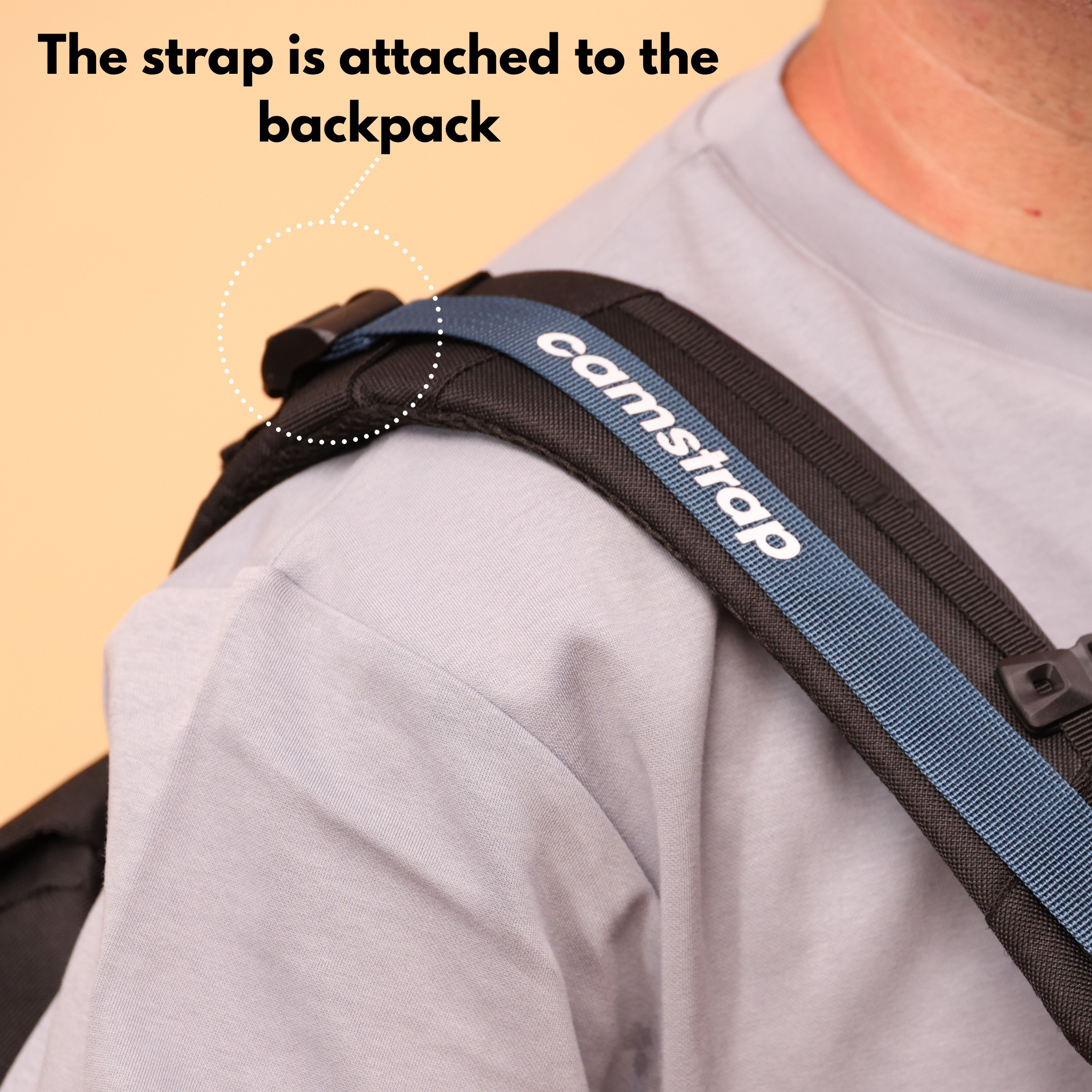 Camstrap Nomad – カメラ、双眼鏡、ドローン用ハンズフリーフォトグラフィーバックパック + Camstrap Voyager