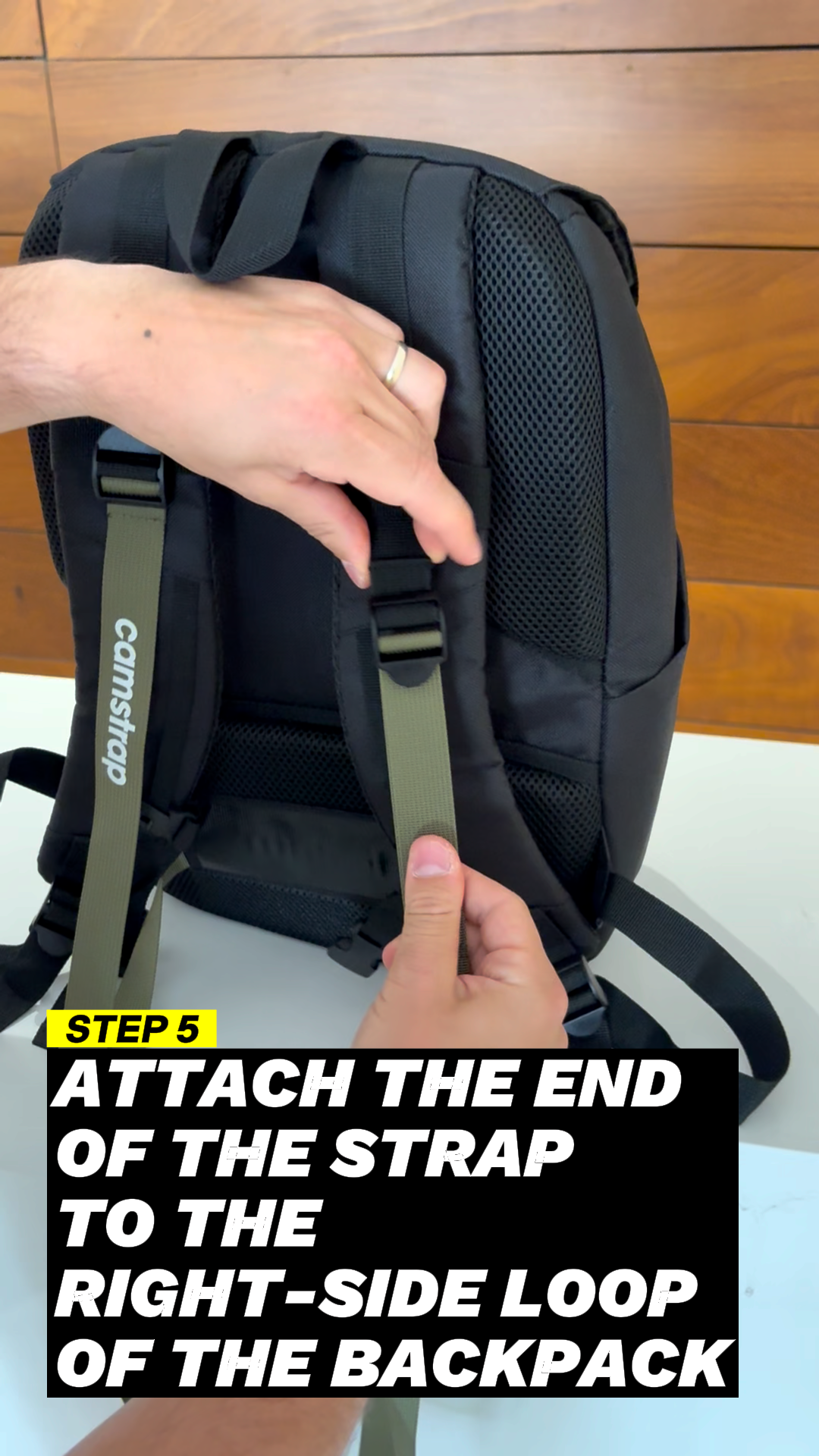 Camstrap Nomad – カメラ、双眼鏡、ドローン用ハンズフリーフォトグラフィーバックパック + Camstrap Voyager