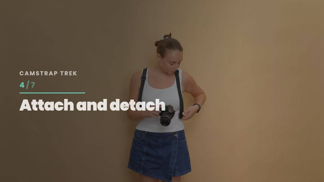 Camstrap Trek user guide: attach and detach