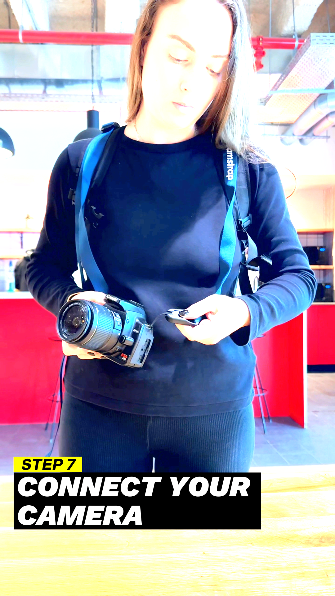 Camstrap Satellite – Sac à dos photo ultraléger pliable sans mains - Pour attacher votre Camstrap Voyager