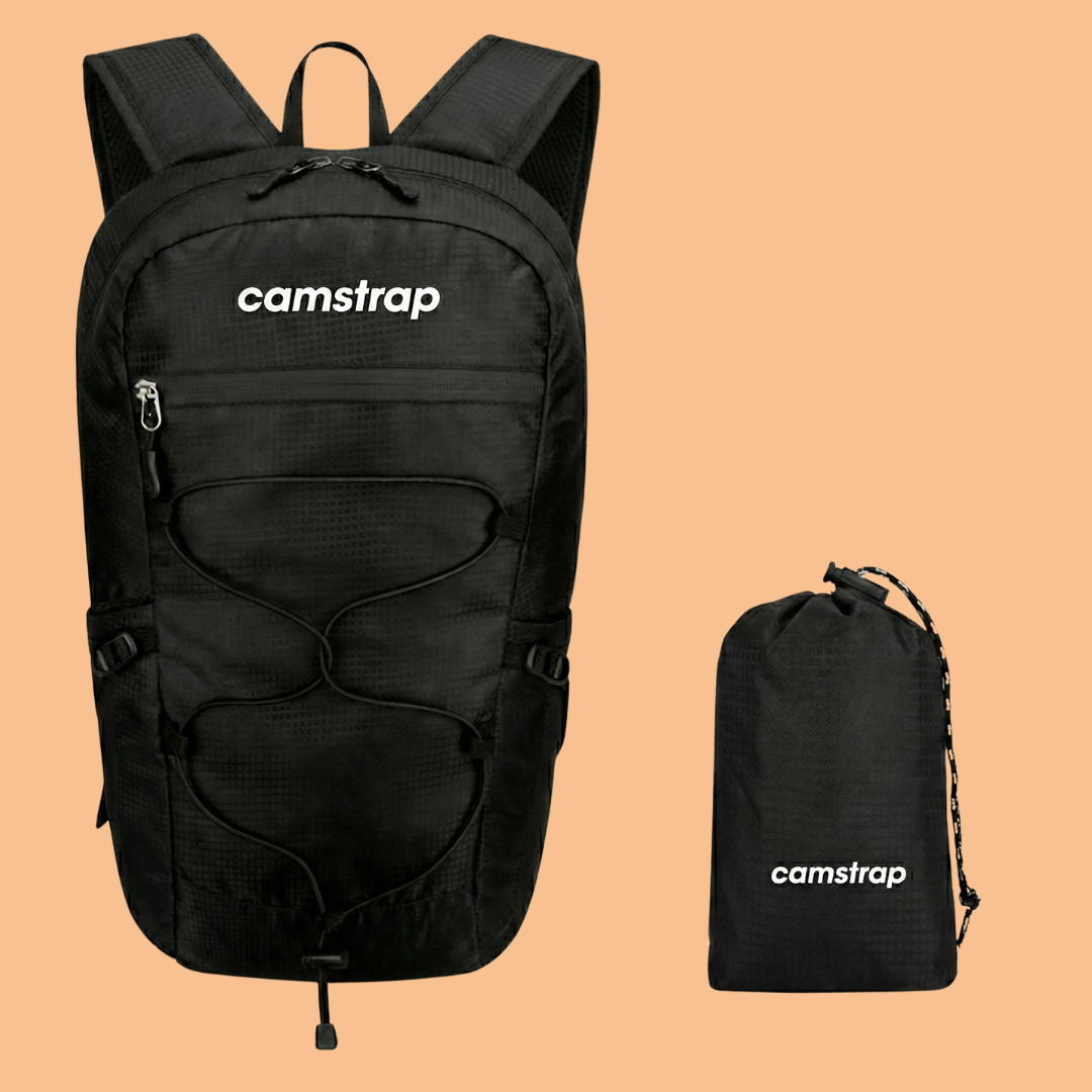 Camstrap Satellite – Mochila de Cámara Ultraligera y Plegable Sin Camstrap Voyager
