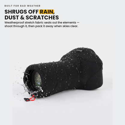 Camstrap Omni Shield — all-weather: shrugs off rain, dust &amp; scratches